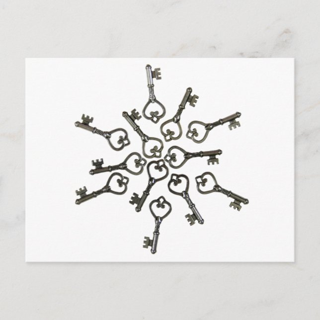 KeysSuccessStarBurst0328093 Postkarte (Vorderseite)