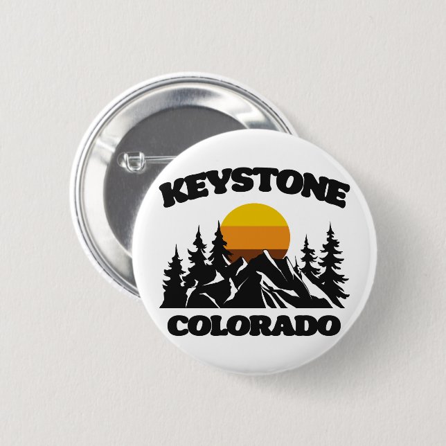 Keystone, Colorado Button (Vorne & Hinten)