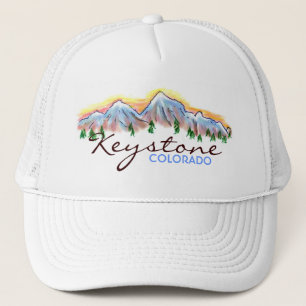 Keystone Colorado landschaftlicher Hut Truckerkappe