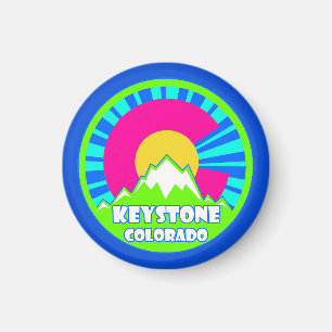 Keystone Colorado Neonenmagnet Magnet