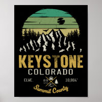 Keystone Colorado Ski Berg Vintager 60er
