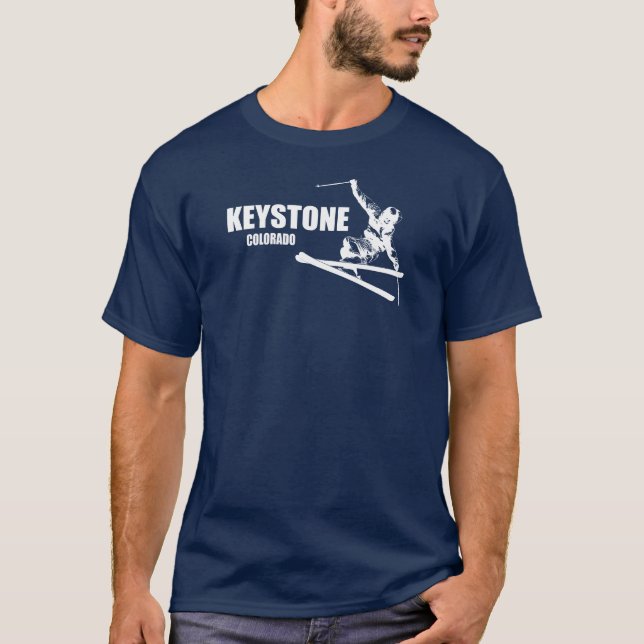 Keystone Colorado Skier T-Shirt (Vorderseite)