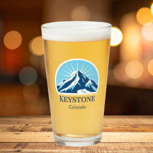Keystone Colorado Skigebiet Bierglas Glas