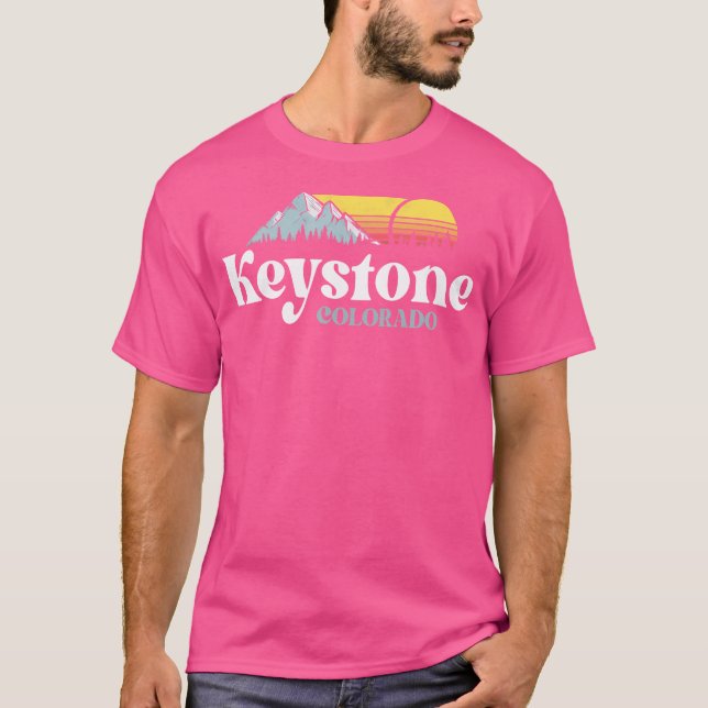 Keystone Colorado Snowboard Wandern T-Shirt (Vorderseite)