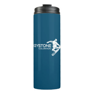 Keystone Colorado Snowboarder Thermosbecher