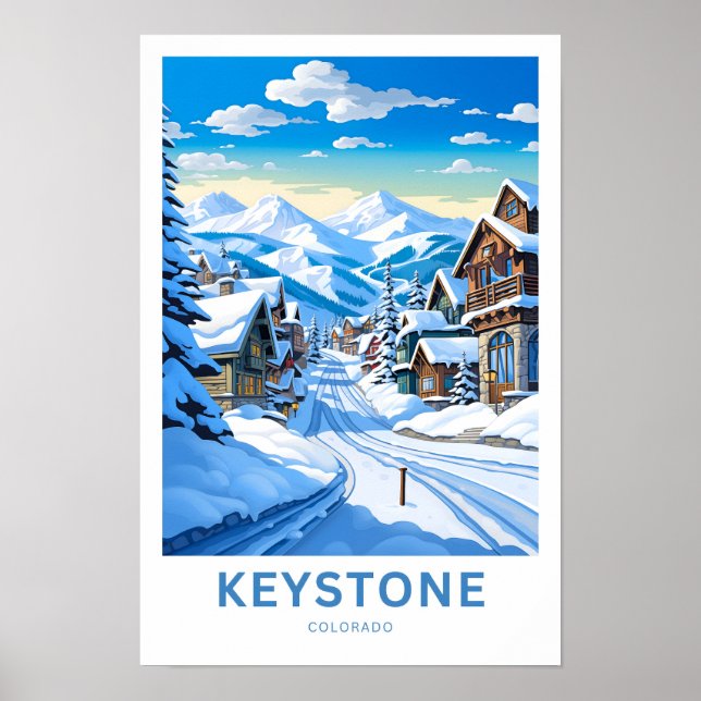 Keystone Colorado Travel Print Poster (Vorne)