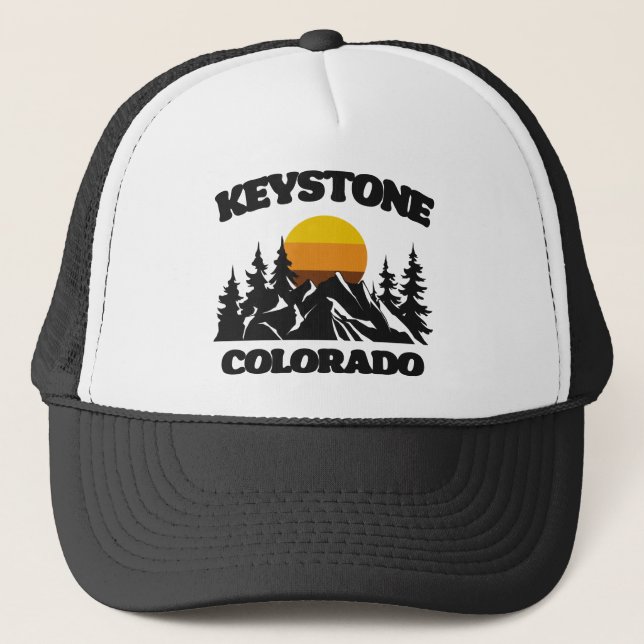 Keystone, Colorado Truckerkappe (Vorderseite)