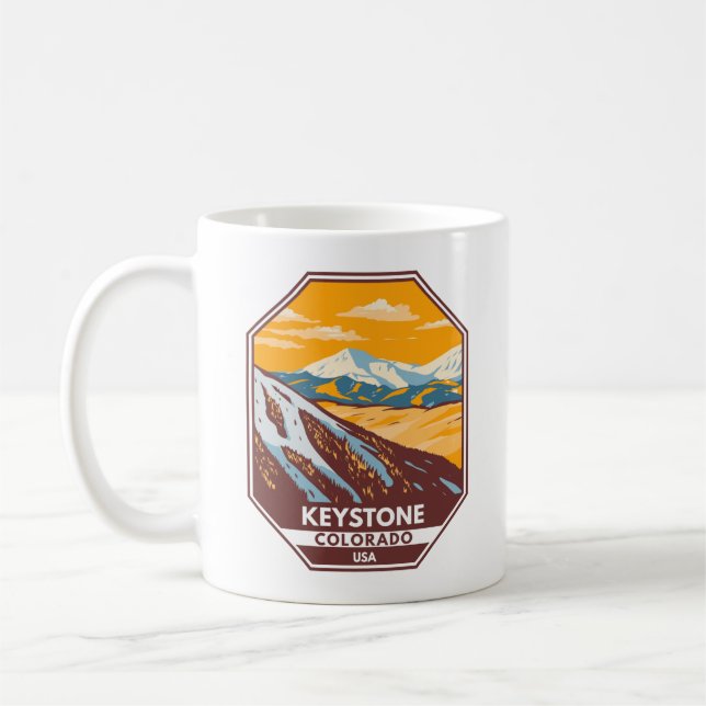 Keystone Colorado Winterskigebiet  Kaffeetasse (Links)
