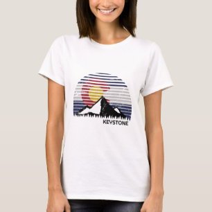Keystone, Colorado X Co Flag Berggipfel T-Shirt