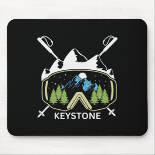 Keystone Ski Resort Colorado Skifahren Souvenir Mousepad