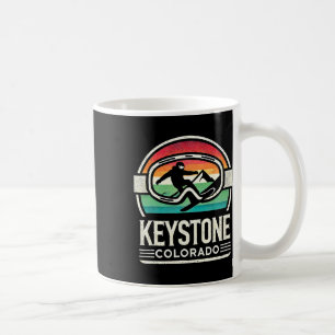Keystone Snowboarden Retro Colorado Berg Schnee Kaffeetasse