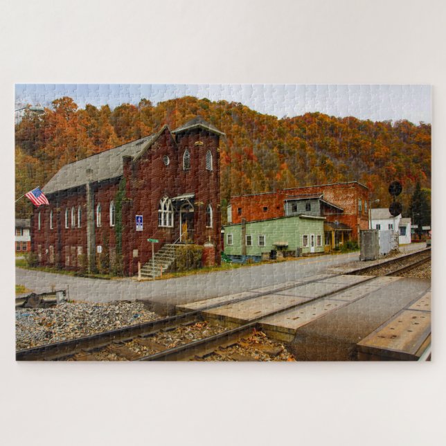 Keystone West Virginia Weihnachtsgrüße Puzzle (Horizontal)