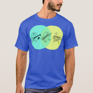 Keytar Schnabeltier Venn-Diagramm 1 T-Shirt