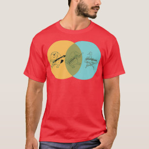Keytar Schnabeltier Venn-Diagramm OGB T-Shirt
