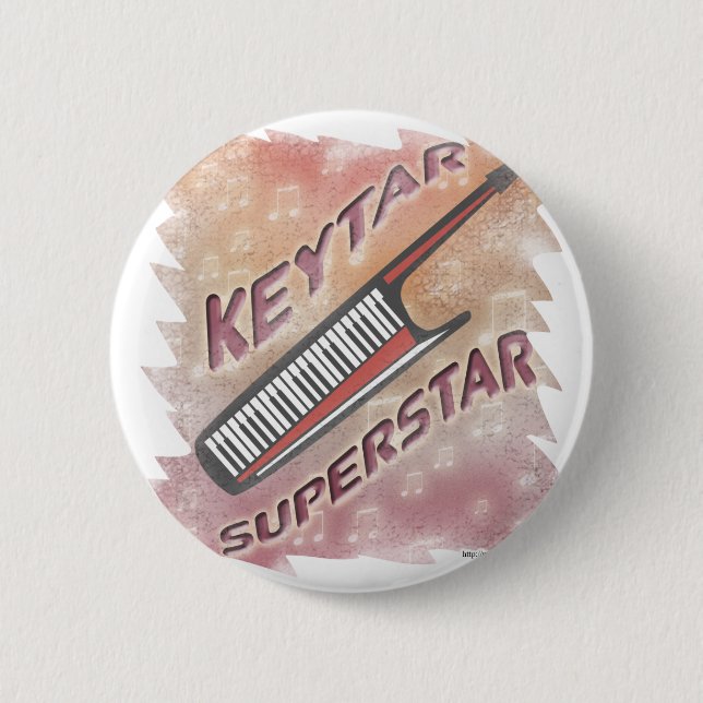 Keytar Superstar Button (Vorderseite)
