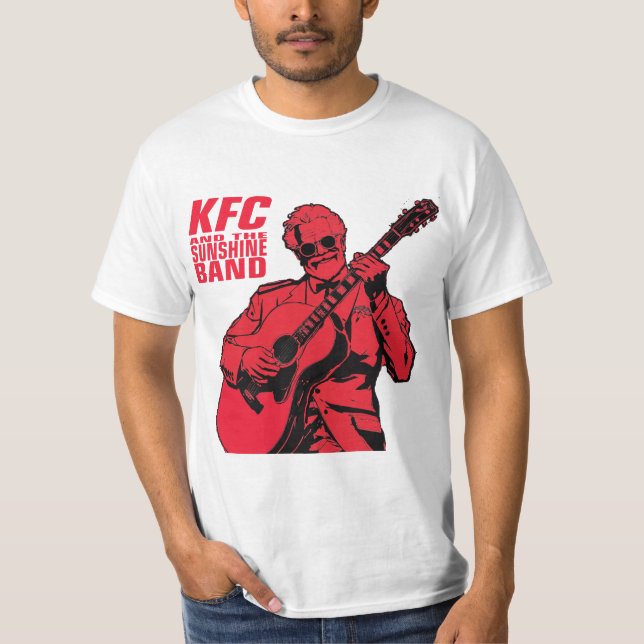 KFC und die Sunshine Band - Gitarren-Han-Front T-Shirt (Vorderseite)