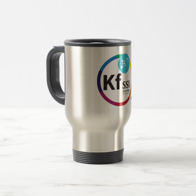 KFSSi rostfreie Kaffee-Tasse Reisebecher (Vorderseite Links)