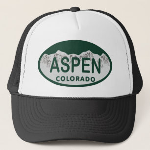 Kfz-Kennzeichen Aspen Colorado Truckerkappe
