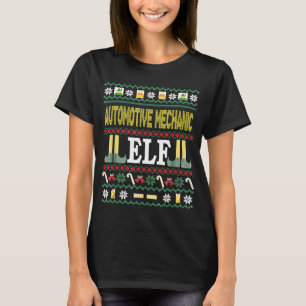 Kfz-Mechanik Elf Weihnachten T-Shirt
