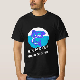 KFZ-MECHANIKER REPARIERT AUTOS FISCHE FANGEN T-Shirt
