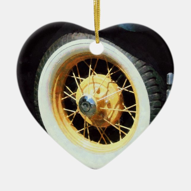 Kfz-Radschließung Keramikornament (Vorne)