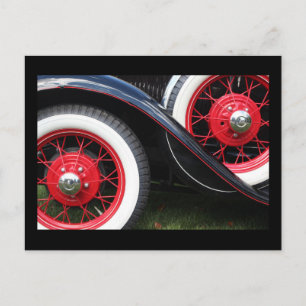 Kfz-Reifenkarte Postkarte