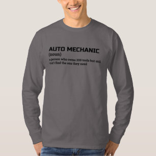 Kfz-Reparatur Definition Langschlauch-Shirt T-Shirt