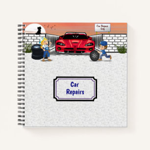 Kfz-Reparatur Notizbuch