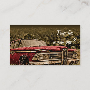 Kfz-Verkauf - Verbinden Sie sich mit Ihrer Kundenk Visitenkarte