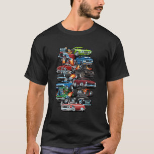 Kfz-Wahnsinn Muskeln Autos und Frisierte Autos Car T-Shirt