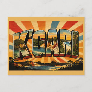 K'gari Queensland Australien Größte Sandinsel Postkarte