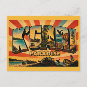 K'gari World Heritage Sandinsel-Paradies Postkarte