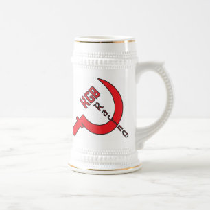 KGB, das Stein läuft Bierglas