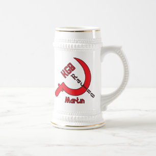 KGB, das Stein läuft - Robert - besonders Bierglas