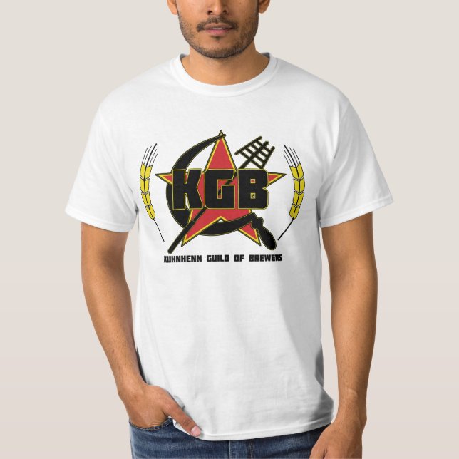 KGB Farblogot-stück T-Shirt (Vorderseite)