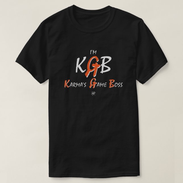 KGB & Karma pun v2 T-Shirt (Design vorne)