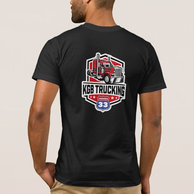 KGB Trucking Official TShirt (Rückseite)