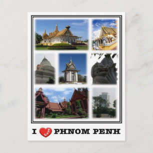 KH Kambodscha - Phnom Penh - Postkarte