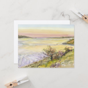 Khadzhibey-Limane Odesa Aquarell-Landschaft