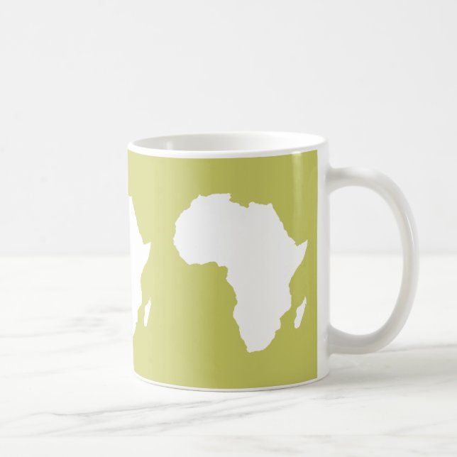 Khaki Audacious Africa Kaffeetasse (Rechts)