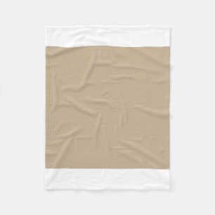 Khaki Brown Fleecedecke