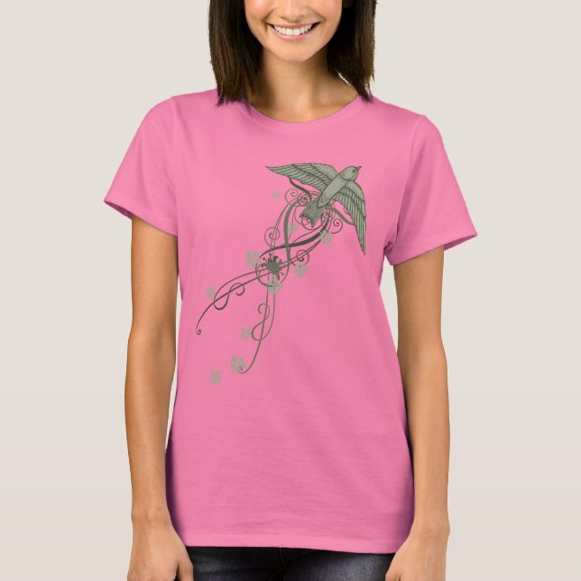Khaki bunting T-Shirt (Vorderseite)