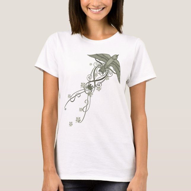 Khaki bunting T-Shirt (Vorderseite)