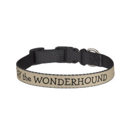 Khaki Color Hundehalsband Personalisiert Haustierhalsband