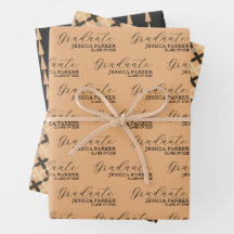 Khaki Graduate Calligraphy Typografie Script