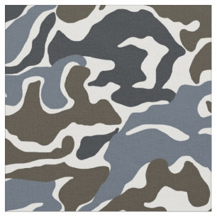 Khaki Gray Camouflage Military Fabric Stoff