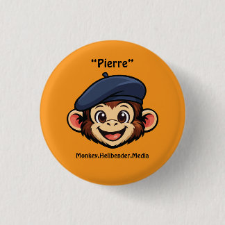 Khaki Makaken-Affen-Knopf - Pierre Button