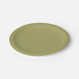 Khaki Pappteller