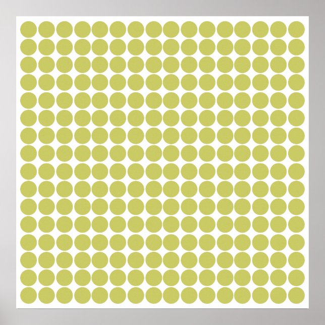Khaki Safari Dot Poster (Vorne)