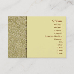 Khaki Sandstone Visitenkarte